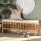 Bali & Pari Ibiza Modern bohemian Natural Brown Rattan Bench 239-13581-ZORO - alternate 7